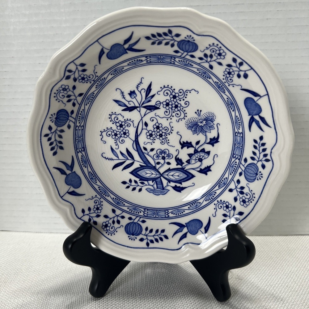 Vintage IRONSTONE ORIENTAL ONION Cereal Bowl 4610 ~ 6.75"